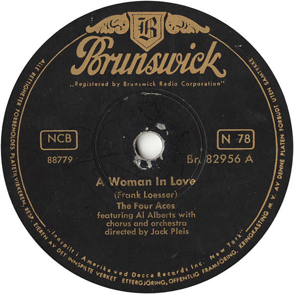 Album herunterladen The Four Aces Featuring Al Alberts - A Woman In Love I Only Know I Love You