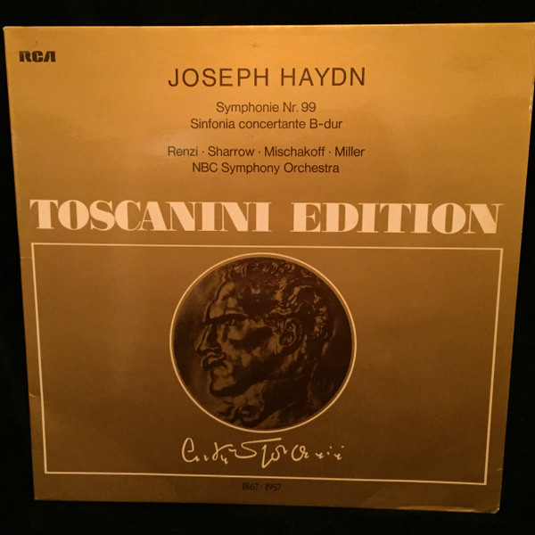 baixar álbum Haydn, Arturo Toscanini, NBC Symphony Orchestra - Joesph Haydn Symphonie Nr 99 Sinfonia Concertante B dur