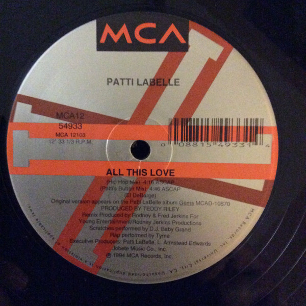 Patti Labelle - All This Love | Releases | Discogs