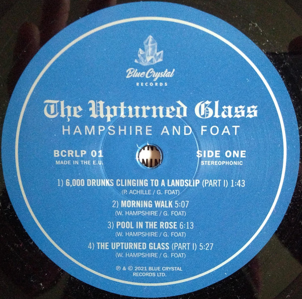 Hampshire and Foat - The Upturned Glass | Blue Crystal Records (BCRLP01) - 3