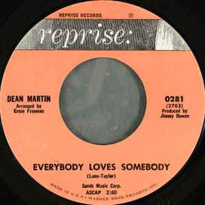 Everybody Loves Somebody / A Little Voice - Dean Martin