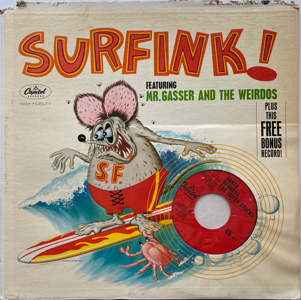 Mr. Gasser And The Weirdos – Surfink! (1964, Scranton Pressing 