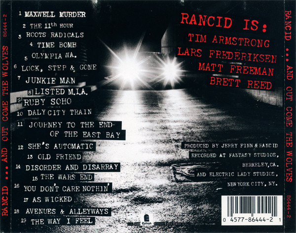 Rancid – And Out Come The Wolves (2015, Vinyl) - Discogs