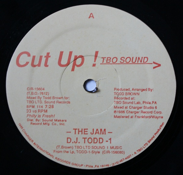 D.J. Todd-1 – The Jam (1986, Vinyl) - Discogs