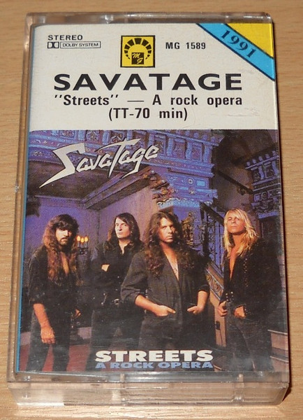 Savatage – Streets (A Rock Opera) (1991, Cassette) - Discogs