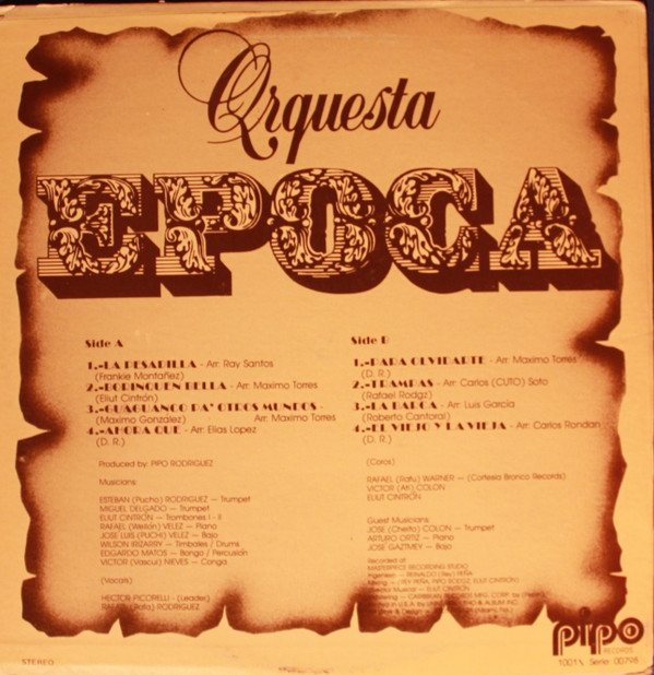 ladda ner album Orquesta Epoca - Orquesta Epoca