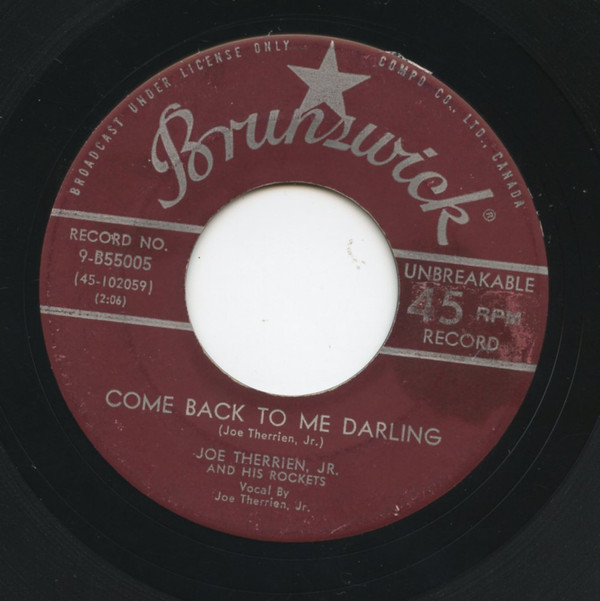 descargar álbum Joe Therrien, Jr And His Rockets - Hey Babe Lets Go Downtown Come Back To Me Darling