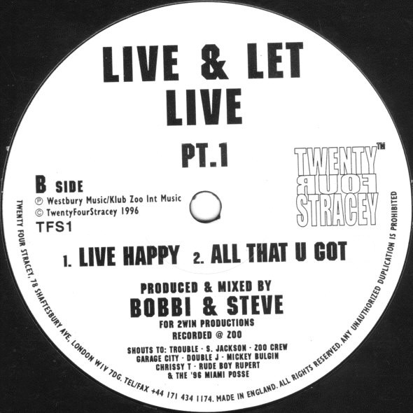 ladda ner album Bobbi & Steve - Live Let Live Pt 1