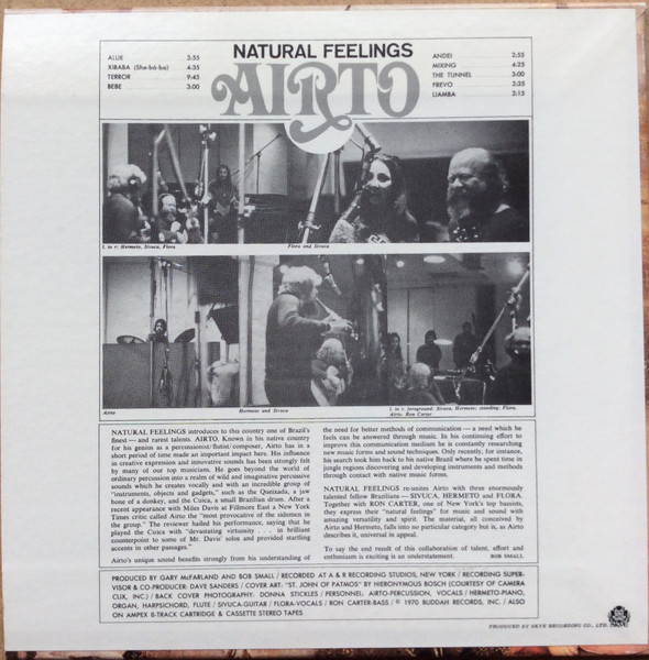 AIRTO MOREIRA - Natural Feelings (1970) Full Album/Álbum Completo