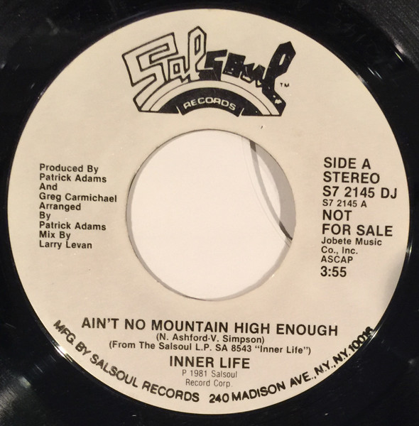 Inner Life – Ain't No Mountain High Enough (1981, Vinyl) - Discogs