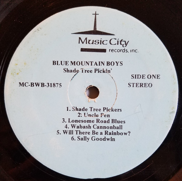 lataa albumi The Blue Mountain Boys - Shade Tree Pickin