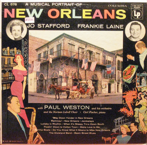 Album herunterladen Jo Stafford, Frankie Laine, Paul Weston And His Orchestra - A Musical Portrait Of New Orleans