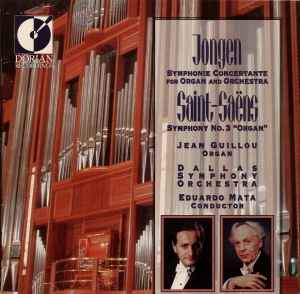 Joseph Jongen - Symphonie Concertante For Organ And Orchestra, Symphony No. 3 "Organ" album cover