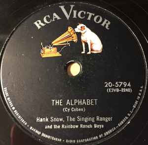 Hank Snow - The Alphabet / My Religion's Not Old Fashioned album cover