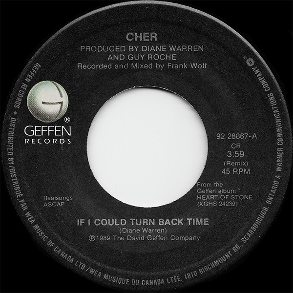 Cher turn back time hi-res stock photography and images - Alamy