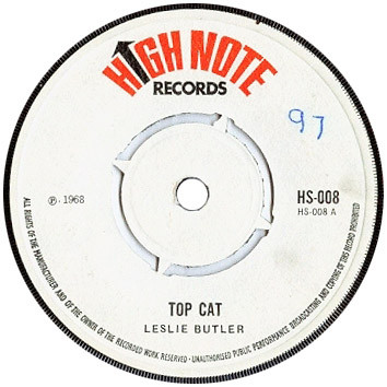 Leslie Butler / Webber Sisters – Top Cat / Stars Above (1968