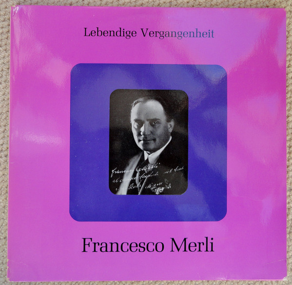 lataa albumi Francesco Merli - Lebendige Vergangenheit Francesco Merli