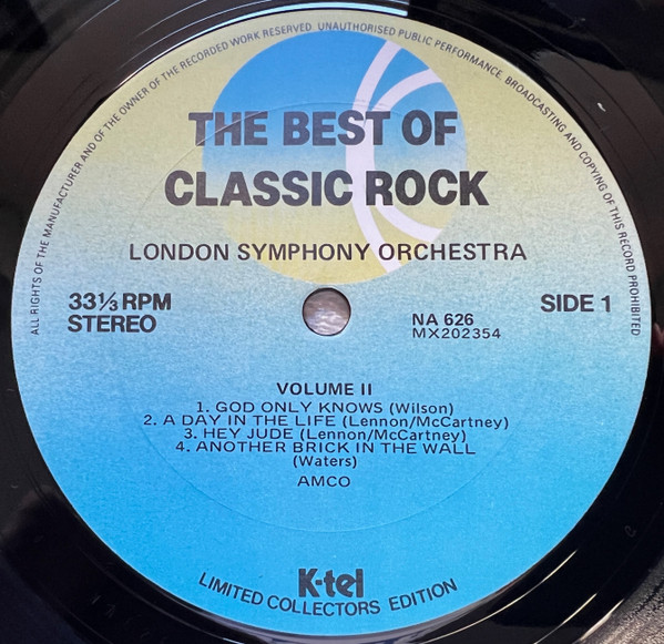 last ned album The London Symphony Orchestra - The Best Of Classic Rock