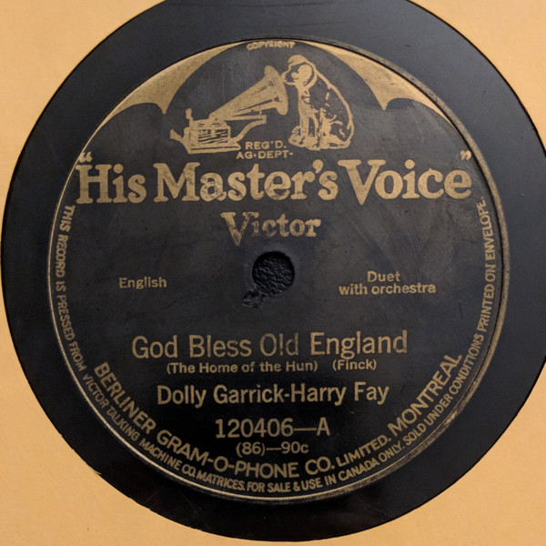 baixar álbum Dolly Garrick And Harry Fay - God Bless Old England Kaiser Bill Is A Merry Old Soul