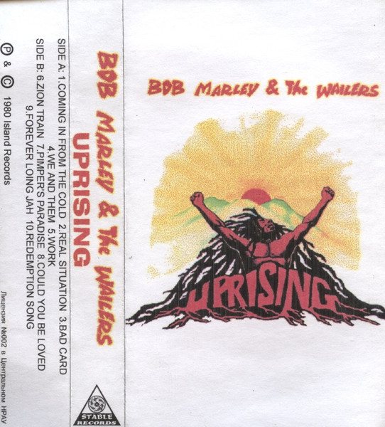Bob Marley & The Wailers – Uprising (Cassette) - Discogs