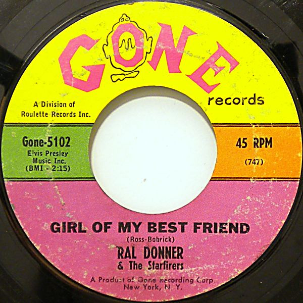 last ned album Ral Donner & The Starfirers - Girl Of My Best Friend Its Been A Long Long Time