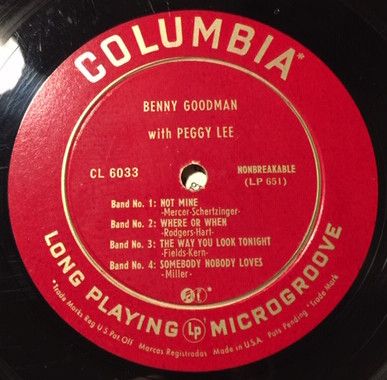 last ned album Benny Goodman And His Orchestra Benny Goodman Sextet Peggy Lee - Benny Goodman With Peggy Lee