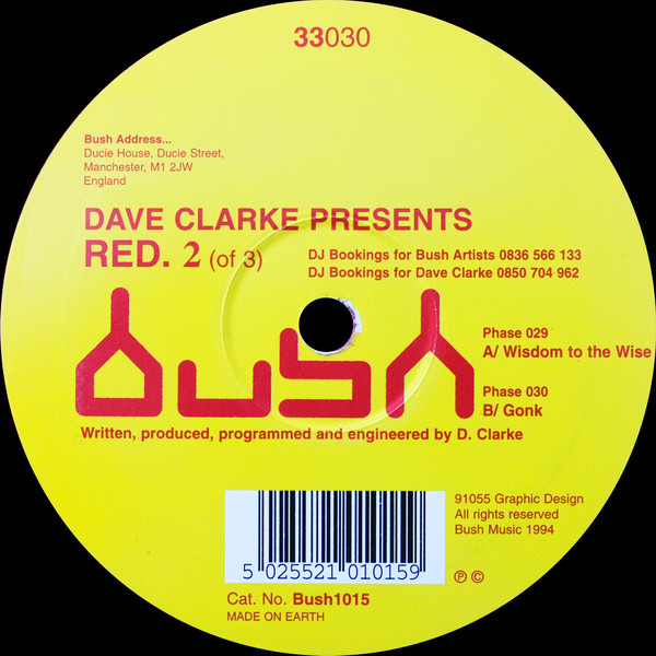 Dave Clarke – Red 2 (Remixes) (1994, Vinyl) - Discogs