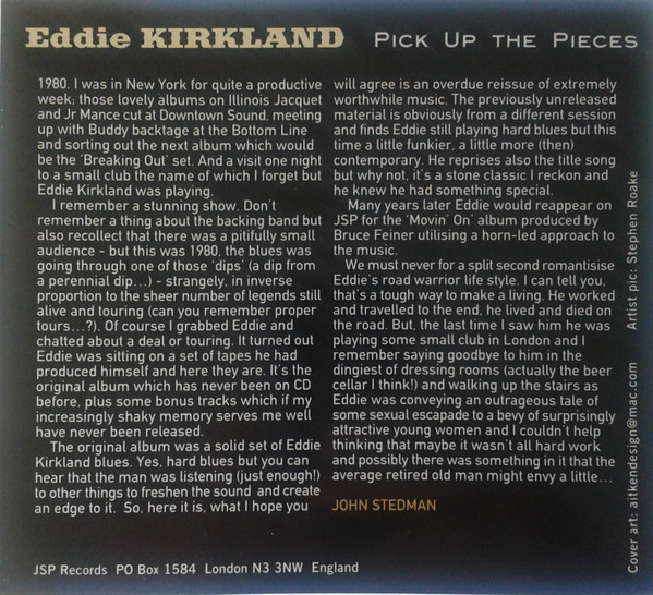 last ned album Eddie Kirkland - Pick Up The Pieces