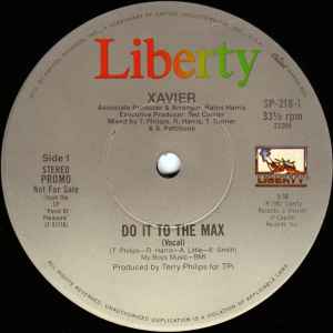 Xavier (2) - Do It To The Max album cover