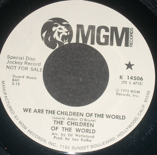 last ned album The Children Of The World - We Are The Children Of The World Cancion Mixteca