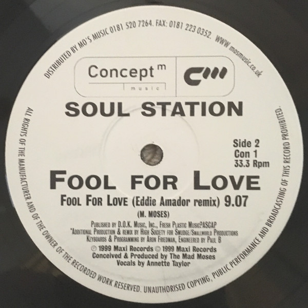 ladda ner album Soul Station - Fool For Love