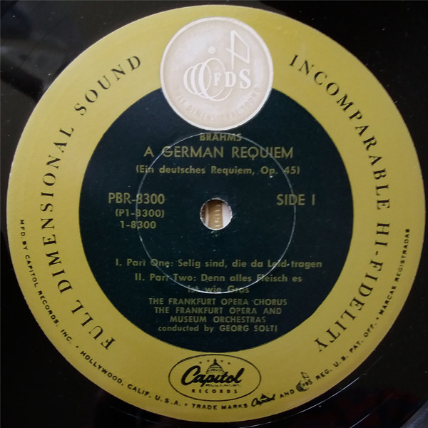 lataa albumi Johannes Brahms, Georg Solti, Lore Wissmann - A German Requiem