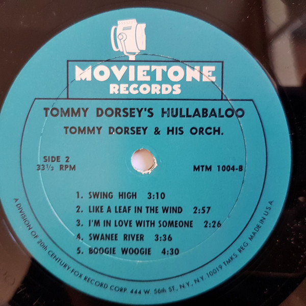 descargar álbum Tommy Dorsey And His Orchestra - Hullabaloo