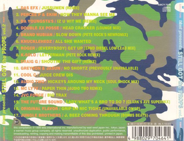 Blast Presents Still Got The Props Vol.2 (1999, CD) - Discogs