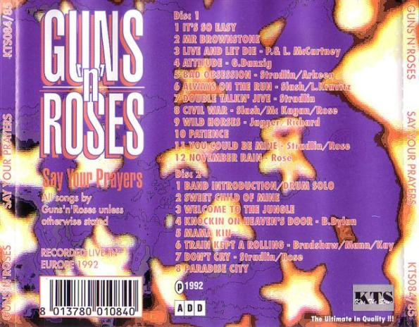 Album herunterladen Guns 'n' Roses - Say Your Prayers