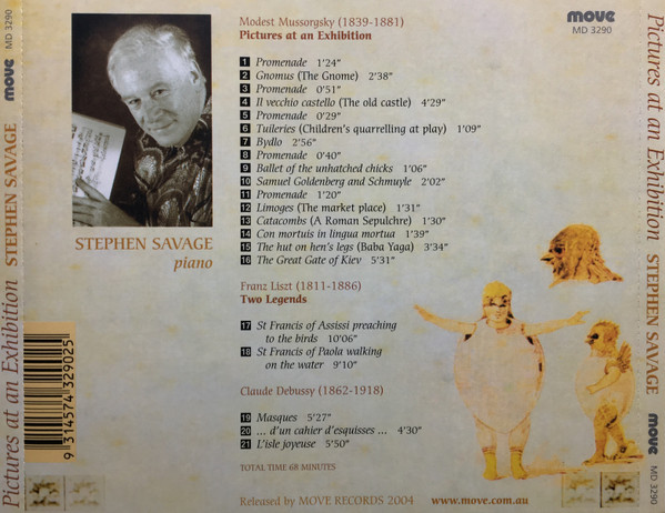 ladda ner album Modest Mussorgsky, Stephen Savage - Pictures At An Exhibition