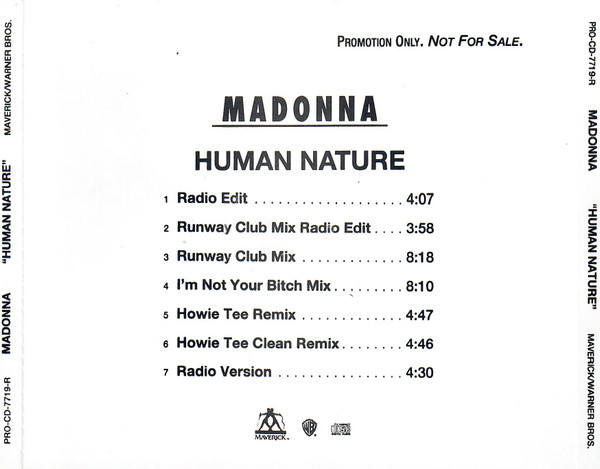 Madonna - Human Nature | Releases | Discogs