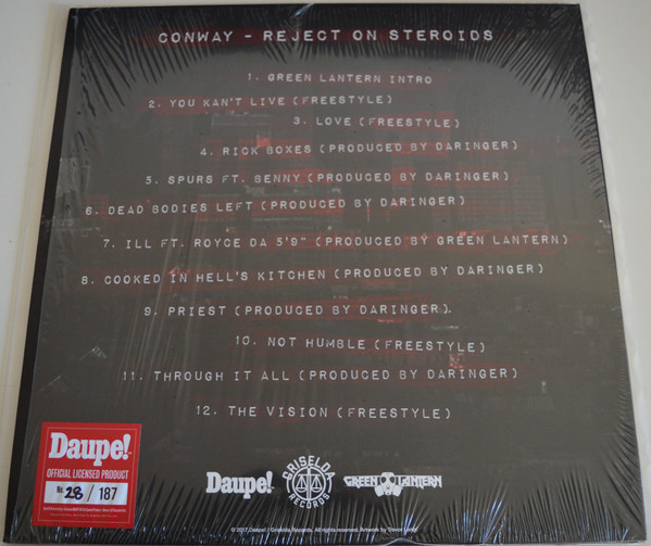 Conway – Reject On Steroids (2022, Red, Obi, Vinyl) - Discogs