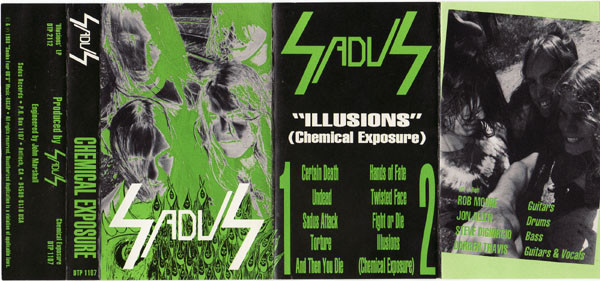 Sadus – Illusions (1988, Vinyl) - Discogs