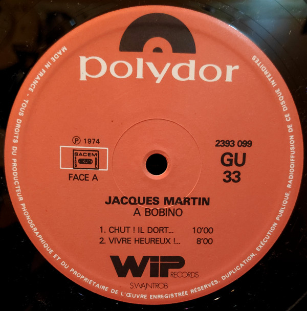 descargar álbum Jacques Martin - Bobino
