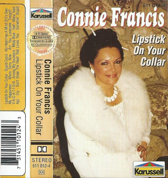 Connie Francis – Lipstick On Your Collar (1990, Cassette) - Discogs