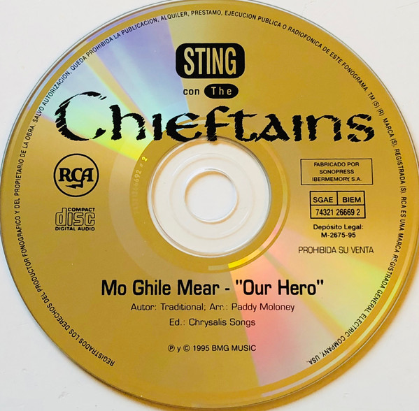 lataa albumi Sting Con The Chieftains - Mo Ghile Mear Our Hero