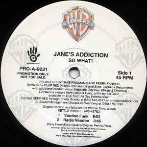 Jane's Addiction – So What! (1997, Vinyl) - Discogs