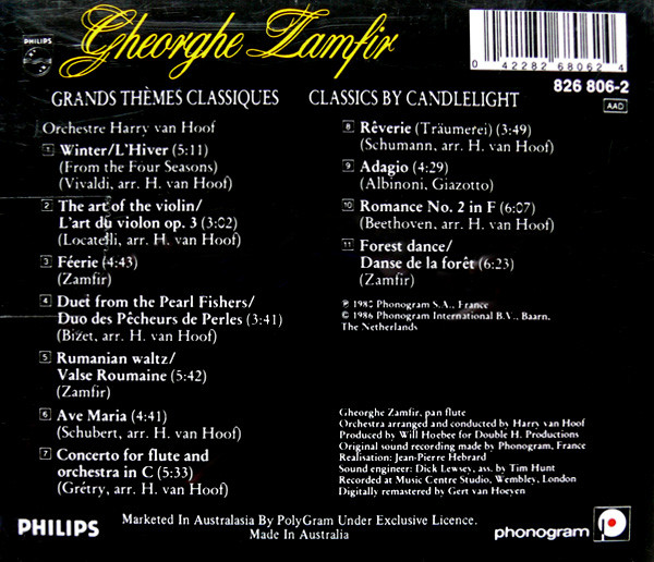 Album herunterladen Gheorghe Zamfir - Classics By CandlelightGrands Thèmes Classiques