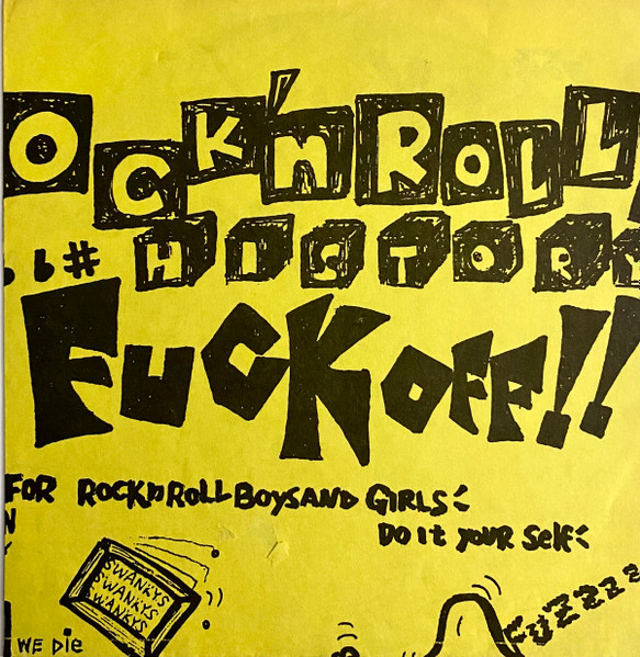 The Swanky's – Rock 'N Roll History Fuck Off!! (1986, Flexi-disc 