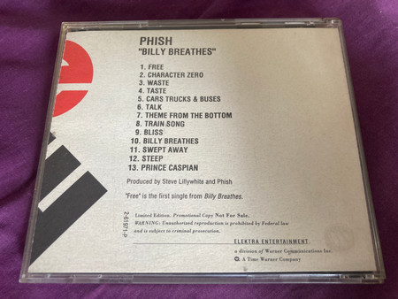 Phish – Billy Breathes (1996, CD) - Discogs
