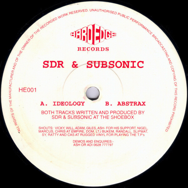 baixar álbum SDR & Subsonic - Ideology Abstrax