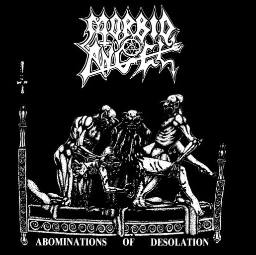 Morbid Angel – Abominations Of Desolation (1991, Mustard Yellow ...