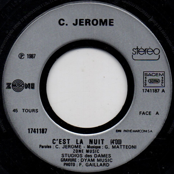 baixar álbum C Jérôme - Cest La Nuit Là Où Je Taime