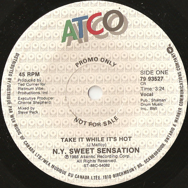 last ned album NY's Sweet Sensation - Take It While Its Hot